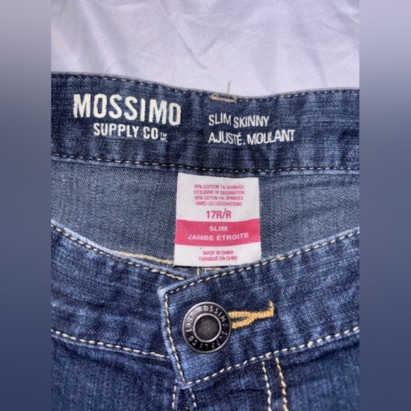 Mossimo Supply Co. Denim Straight-Leg Jeans in Blue - Picture 3 of 4